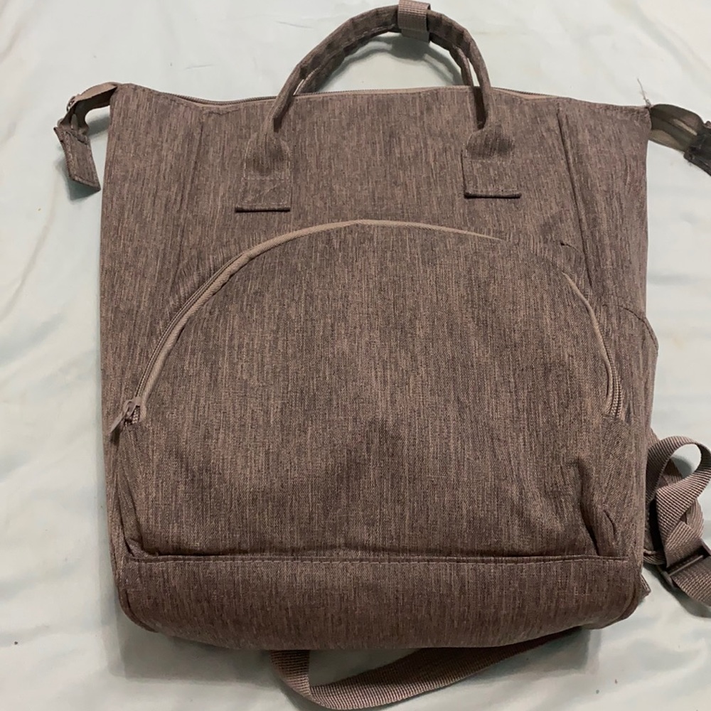 Grey baby bag